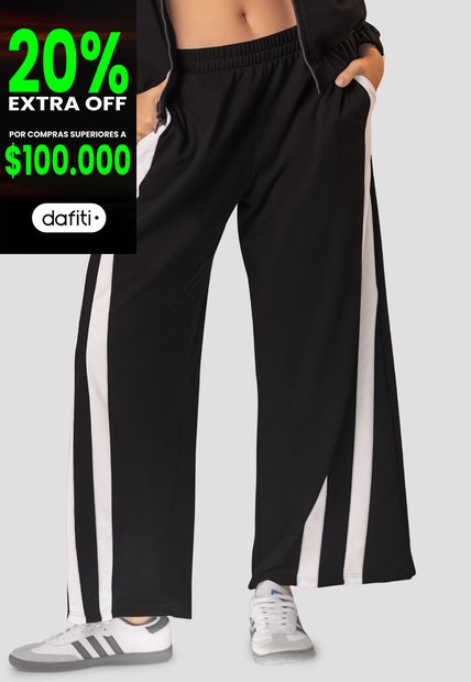 Pantalón Mujer Negro Mp 110139