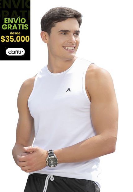 Camisilla Hombre Blanco Mp 79779
