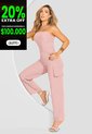 Enterizo Largo Mujer Rosa Polvo Mp 102617 de MP