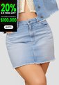 Falda Corta Mujer Azul Mp 107885 de MP