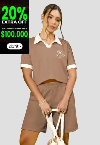 Conjunto Mujer Chocolate Mp 108113 MP