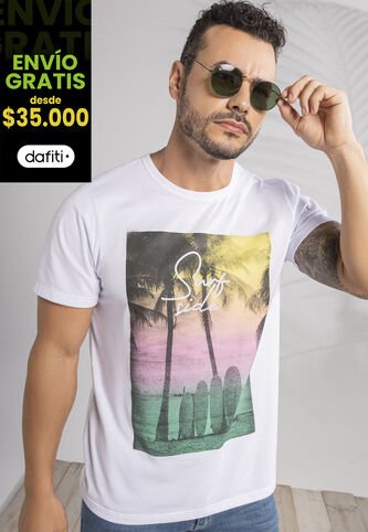 Camiseta Hombre Blanco Mp 101784 MP