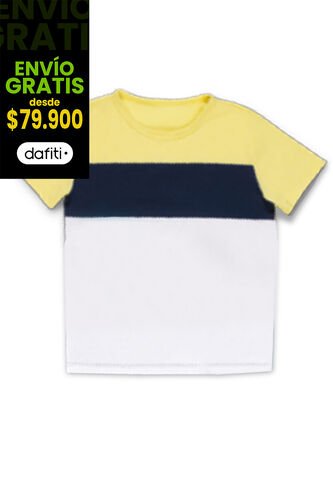 Camiseta Niños Masculino Amarillo Mp 7828 MP