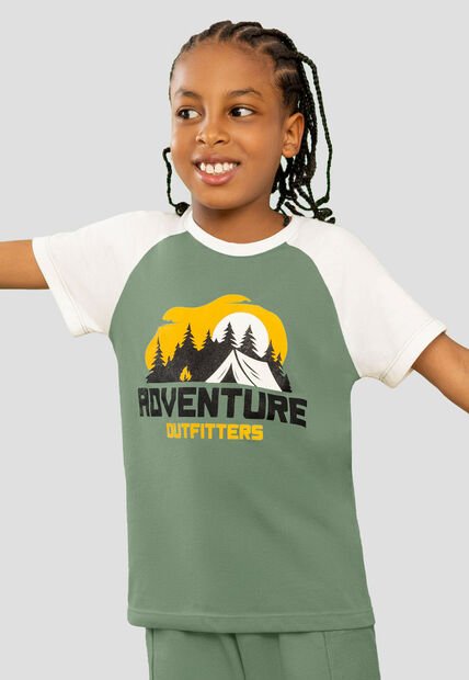 Camiseta Paq X2 Infantil Niños Multicolor Mp 107260