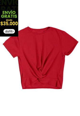 Camiseta Infantil Rojo Mp 92839 MP
