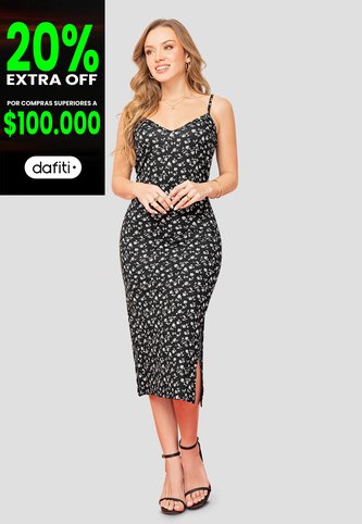 Vestido Paq X2 Mujer Multicolor Mp 106978 MP