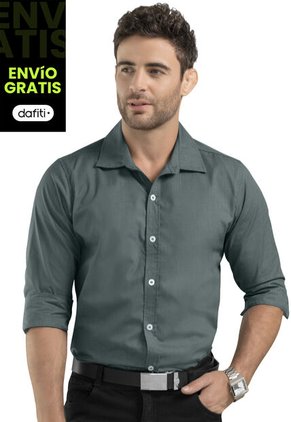 Camisa Hombre Verde Mp 34659