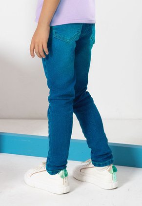 Jean Infantil Femenino Azul Medio Mp 105367
