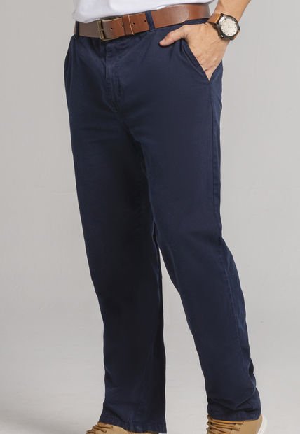Pantalón Hombre Azul Mp 100318