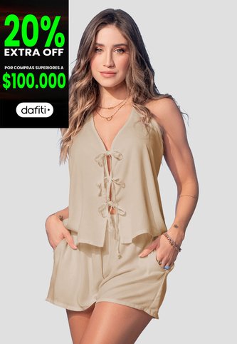 Conjunto Mujer Latte Mp 107864 MP