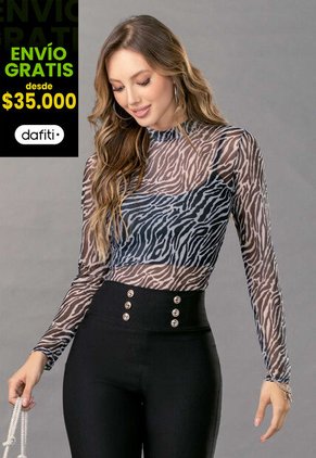 Camibuzo Mujer Transparente Mp 100067