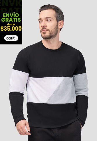 Camibuzo Hombre Negro Mp 101520 MP