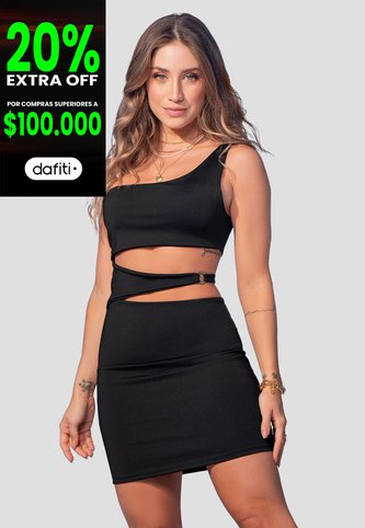 Vestido Mujer Negro Mp 107884 MP