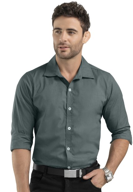 Camisa Hombre Verde Mp 34659
