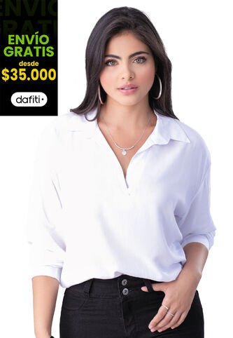Blusa Mujer Blanco Mp 33874 MP