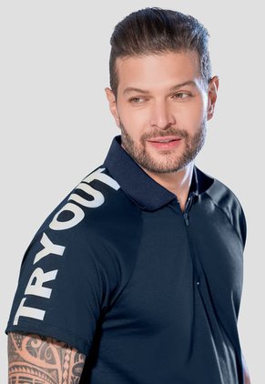 Polo Hombre Azul Navy Mp 104789