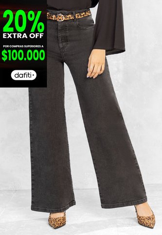 Jean Mujer Negro Mp 107115 MP