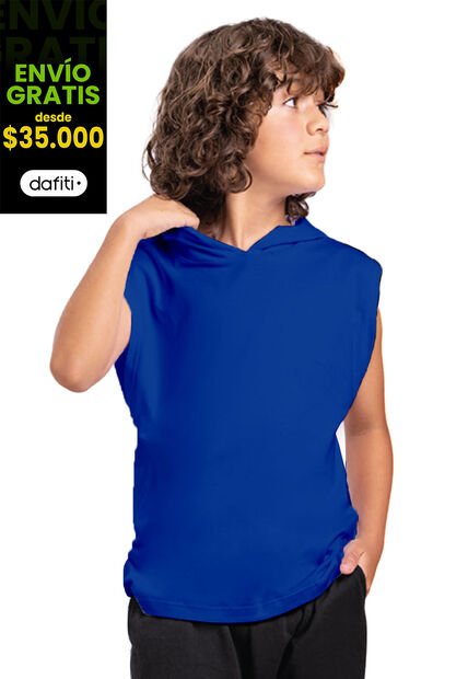 Camiseta Infantil Masculino Azul Mp 3803