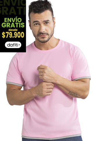Camiseta Hombre Rosa Mp 389 MP