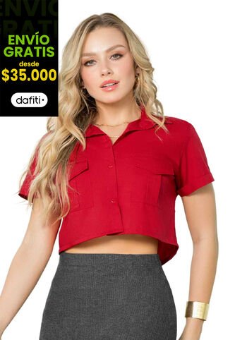 Camisa Mujer Rojo Mp 143 MP