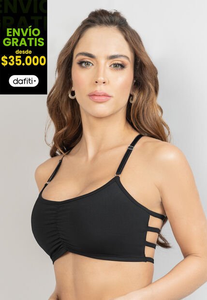 Top Mujer Negro Mp 103012