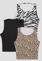 Blusa Paq X3 Mujer Multicolor Mp 102944 de MP