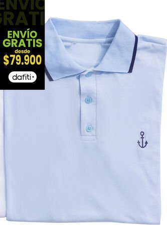 Polo Hombre Azul Mp 102477 MP