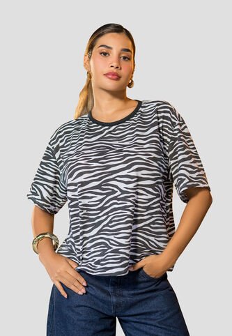 Camiseta Mujer Estampado Mp 114169 MP
