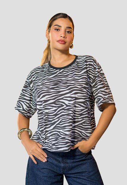 Camiseta Mujer Estampado Mp 114169