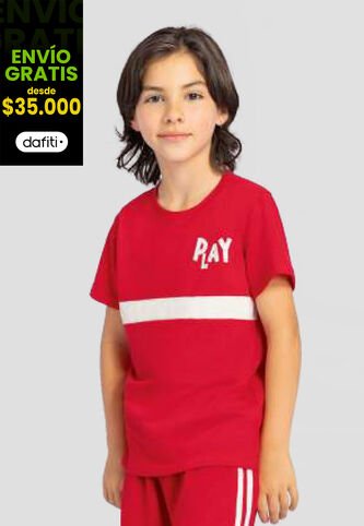 Camiseta Niños Infantil Rojo Mp 111171 MP