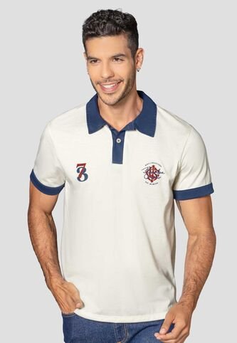 Polo Hombre Crema Mp 114357 MP