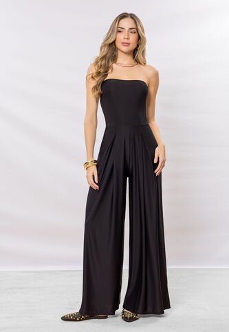 Enterizo Largo Mujer Negro Mp 114174 MP