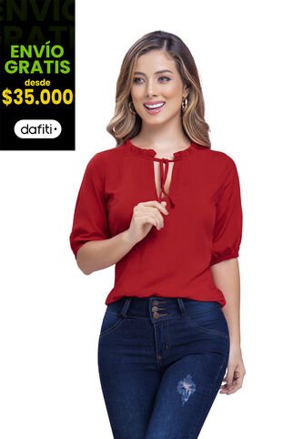 Blusa Mujer Rojo Mp 91727 MP