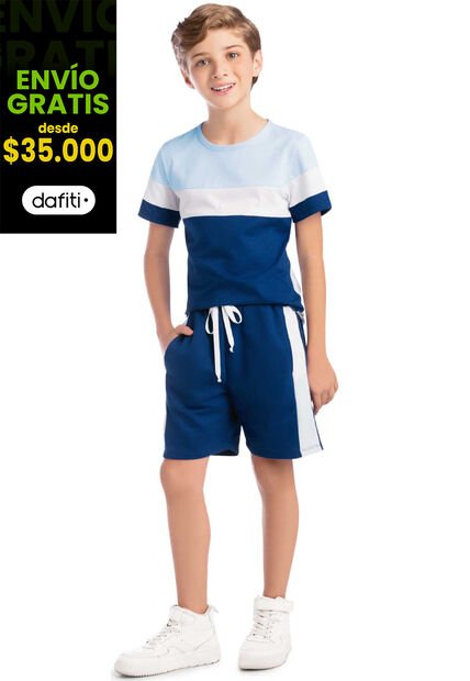 Conjunto Infantil Azul Mp 88188