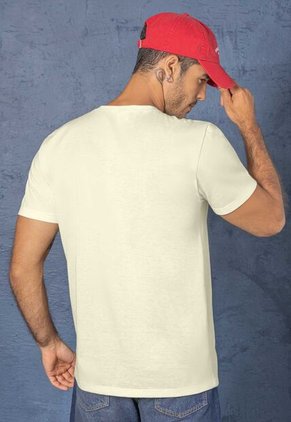 Camiseta Hombre Crema Mp 114011