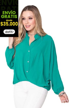 Camisa Mujer Verde Mp 868