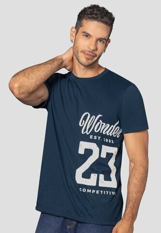 Camiseta Hombre Azul Profundo Mp 114012 MP