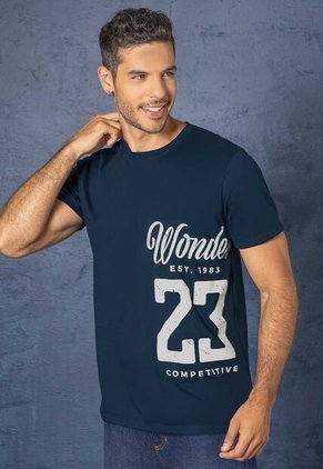 Camiseta Hombre Azul Profundo Mp 114012