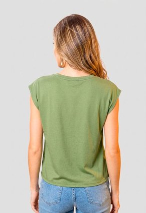Camiseta Mujer Aceituna Mp 114018