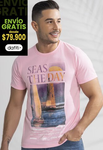 Camiseta Hombre Rosa Mp 101783 MP