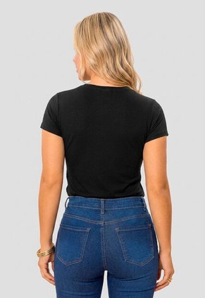 Camiseta Mujer Negro Mp 114021