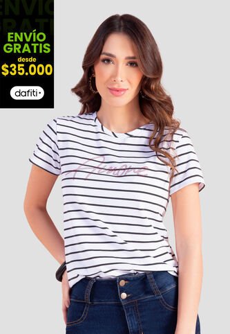 Camiseta Mujer Blanco Mp 103979 MP