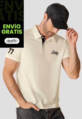 Polo Hombre Crema Mp 114119 MP