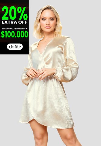 Vestido Mujer Blanco Mp 104216 MP
