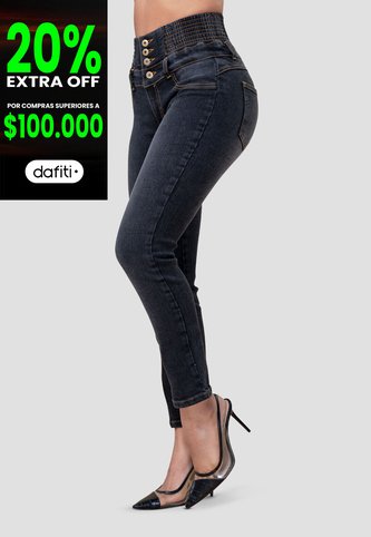 Jean Mujer Negro Mp 103399 MP