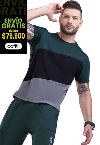 Camiseta Hombre Verde Mp 6069 MP