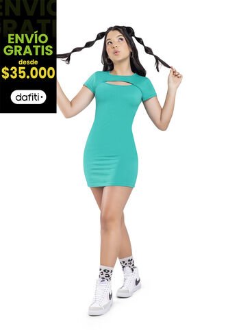 Vestido Infantil Verde Mp 7451 MP