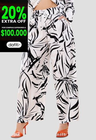 Pantalón Mujer Blanco Mp 102980 MP