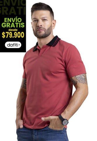 Polo Hombre Rojo Mp 4104 MP
