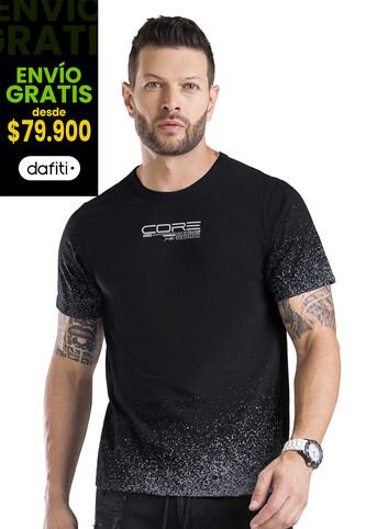 Camiseta Hombre Negro Mp 5121 MP
